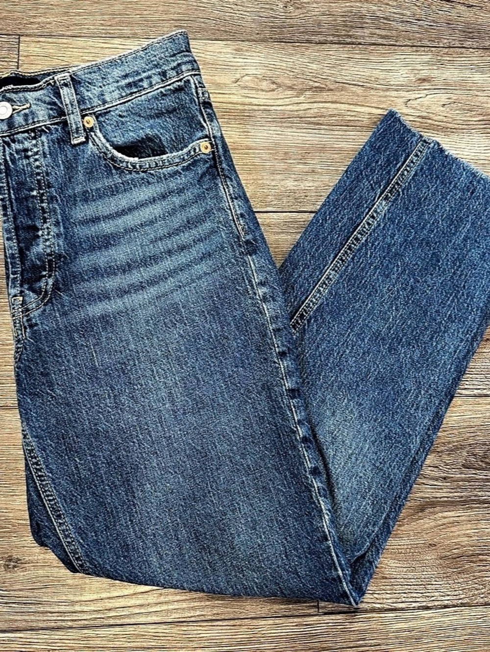 GAP High Rise Cheeky Straight Jeans Blue Size 4/27 R Like New